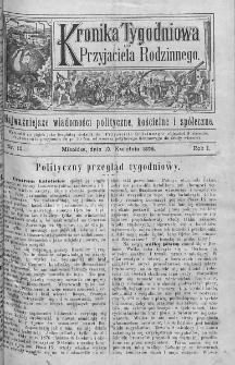 Kronika Tygodniowa do Przyjaciela Rodzinnego : najważniejsze wiadomości polityczne, kościelne i społeczne. 1895, nr 16