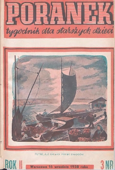 Poranek : tygodnik dla starszych dzieci. 1938. R. II, nr 3