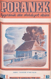 Poranek : tygodnik dla starszych dzieci. 1938. R. II, nr 7