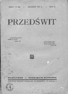 Przedświt : kwartalnik polskiej młodzieży duchowej. 1929. Zeszyt 4