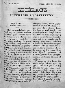 Zbieracz Literacki i Polityczny. 1836/37. T. I, nr 20