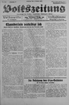 Volkszeitung 4 październik 1938 nr 272