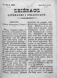 Zbieracz Literacki i Polityczny. 1836/37. T. I, nr 26
