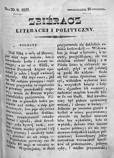 Zbieracz Literacki i Polityczny. 1836/37. T. I, nr 30