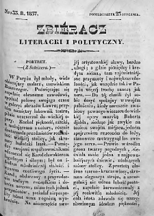 Zbieracz Literacki i Polityczny. 1836/37. T. I, nr 33