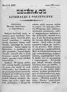 Zbieracz Literacki i Polityczny. 1837. T. II, nr 5