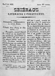 Zbieracz Literacki i Polityczny. 1837. T. II, nr 7