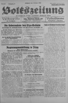 Volkszeitung 5 październik 1938 nr 273