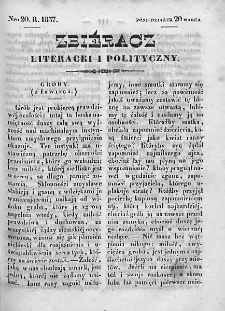 Zbieracz Literacki i Polityczny. 1837. T. II, nr 20
