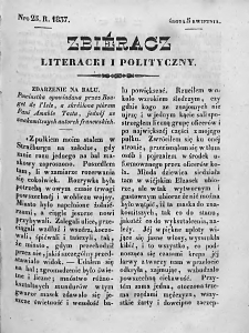 Zbieracz Literacki i Polityczny. 1837. T. II, nr 25
