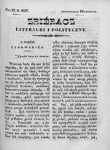 Zbieracz Literacki i Polityczny. 1837. T. II, nr 27