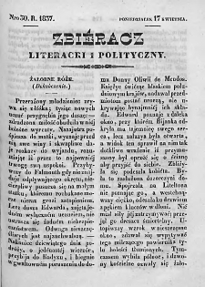 Zbieracz Literacki i Polityczny. 1837. T. II, nr 30