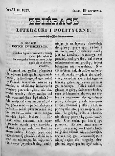 Zbieracz Literacki i Polityczny. 1837. T. II, nr 31