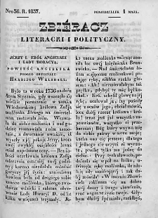 Zbieracz Literacki i Polityczny. 1837. T. II, nr 36