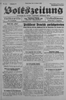 Volkszeitung 6 październik 1938 nr 274