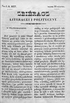 Zbieracz Literacki i Polityczny. 1837. T. IV, nr 5