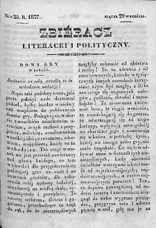 Zbieracz Literacki i Polityczny. 1837. T. IV, nr 25