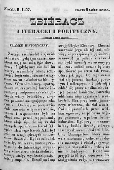 Zbieracz Literacki i Polityczny. 1837. T. IV, nr 28