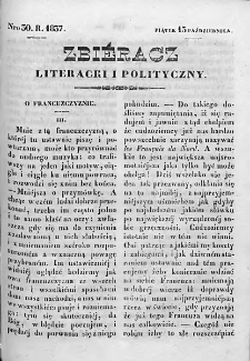 Zbieracz Literacki i Polityczny. 1837. T. IV, nr 30