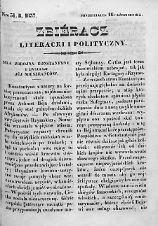 Zbieracz Literacki i Polityczny. 1837. T. IV, nr 31