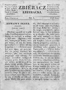 Zbieracz Literacki i Polityczny. 1837/38. T. I, nr 3