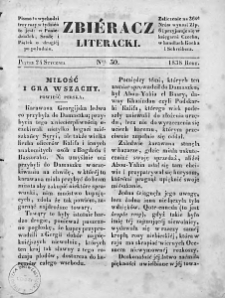Zbieracz Literacki i Polityczny. 1837/38. T. I, nr 30