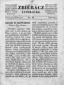 Zbieracz Literacki i Polityczny. 1837/38. T. I, nr 32