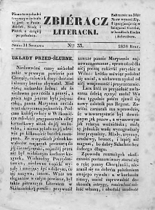 Zbieracz Literacki i Polityczny. 1837/38. T. I, nr 33