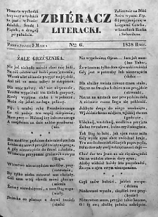Zbieracz Literacki i Polityczny. 1838. T. II, nr 6