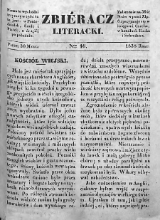 Zbieracz Literacki i Polityczny. 1838. T. II, nr 16