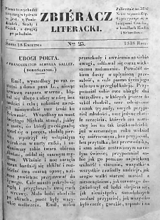 Zbieracz Literacki i Polityczny. 1838. T. II, nr 23