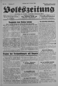 Volkszeitung 10 październik 1938 nr 278