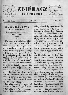 Zbieracz Literacki i Polityczny. 1838. T. II, nr 35