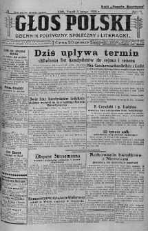 Głos Polski : dziennik polityczny, społeczny i literacki 3 luty 1928 nr 34