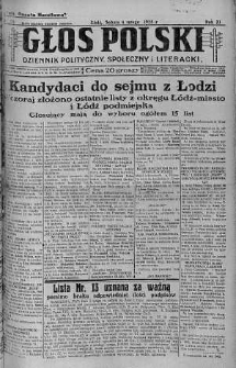 Głos Polski : dziennik polityczny, społeczny i literacki 4 luty 1928 nr 35