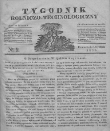Tygodnik Rolniczo-Technologiczny. T.1. 1835. Nr 2
