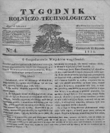 Tygodnik Rolniczo-Technologiczny. T.1. 1835. Nr 4