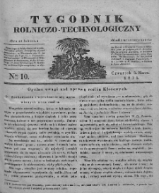 Tygodnik Rolniczo-Technologiczny. T.1. 1835. Nr 10