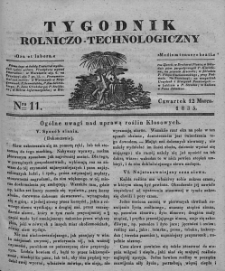 Tygodnik Rolniczo-Technologiczny. T.1. 1835. Nr 11