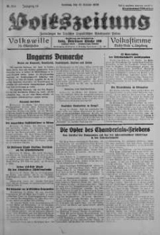 Volkszeitung 16 październik 1938 nr 284