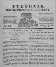 Tygodnik Rolniczo-Technologiczny. T.1. 1835. Nr 18