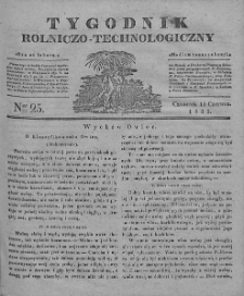 Tygodnik Rolniczo-Technologiczny. T.1. 1835. Nr 25