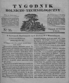 Tygodnik Rolniczo-Technologiczny. T.1. 1835. Nr 26