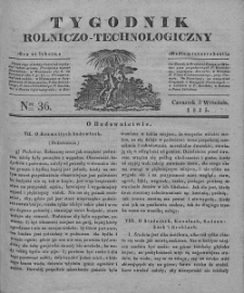 Tygodnik Rolniczo-Technologiczny. T.1. 1835. Nr 36