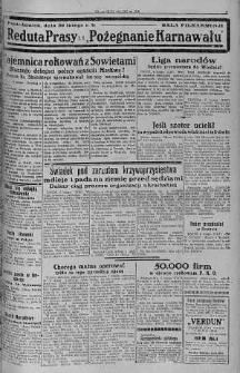Głos Polski : dziennik polityczny, społeczny i literacki 7 luty 1928 nr 38