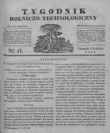 Tygodnik Rolniczo-Technologiczny. T.1. 1835. Nr 41