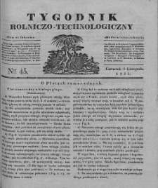 Tygodnik Rolniczo-Technologiczny. T.1. 1835. Nr 45