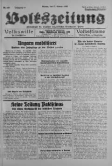 Volkszeitung 17 październik 1938 nr 285