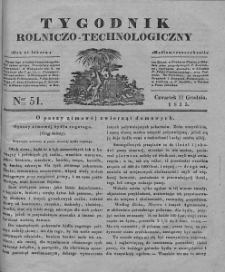 Tygodnik Rolniczo-Technologiczny. T.1. 1835. Nr 51
