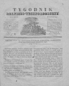Tygodnik Rolniczo-Technologiczny. T.2. 1836. Nr 2